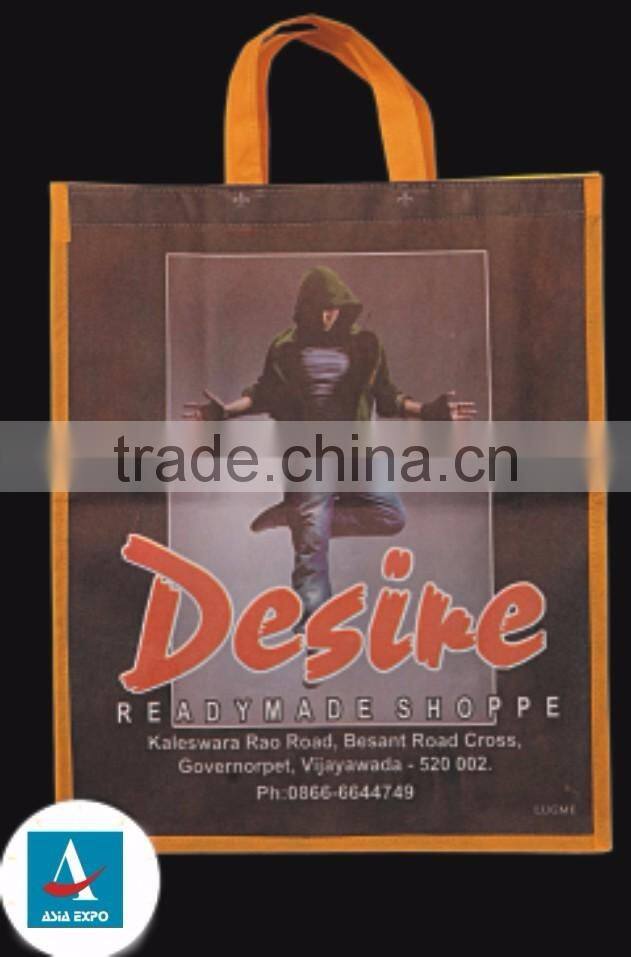 non-woven bag / Printed non woven shopping bags with gusset and handles