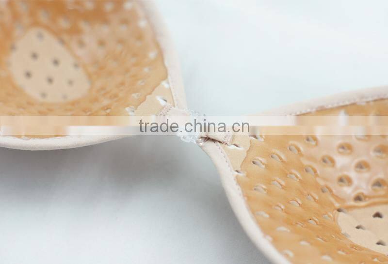 Sexy and Comfortable Stealth Seamless self adhensive fancy lace bra