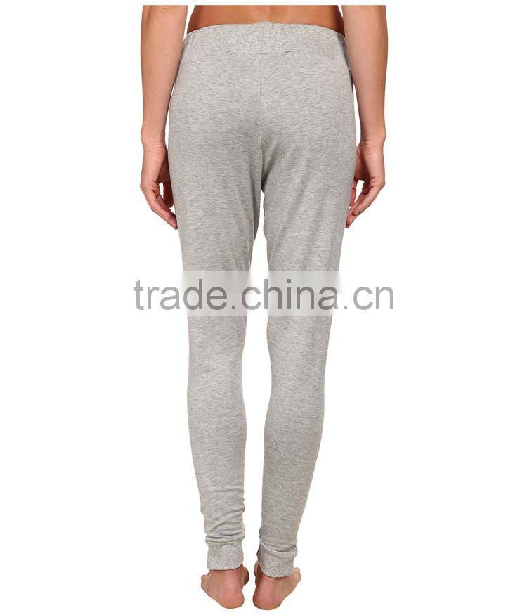 Womens new design plain grey sports trousers