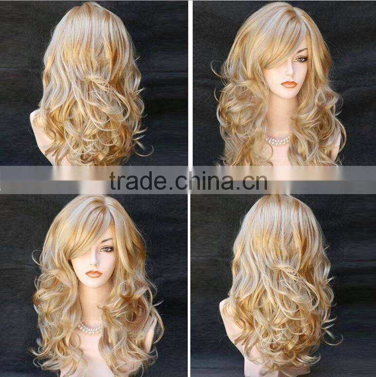 Best Selling Woman Fashion Wig Brazilian Body Wave Natural Wig Full Lace Wig