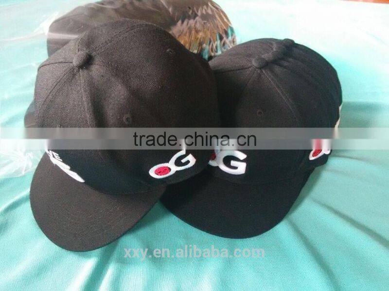 Cheap custom embroidery snapback caps wholesale no minimum