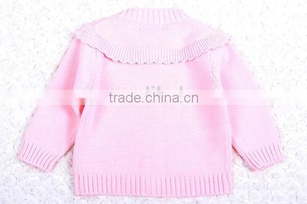 Colorful polka dot design kids fashion knitting sweater patterns