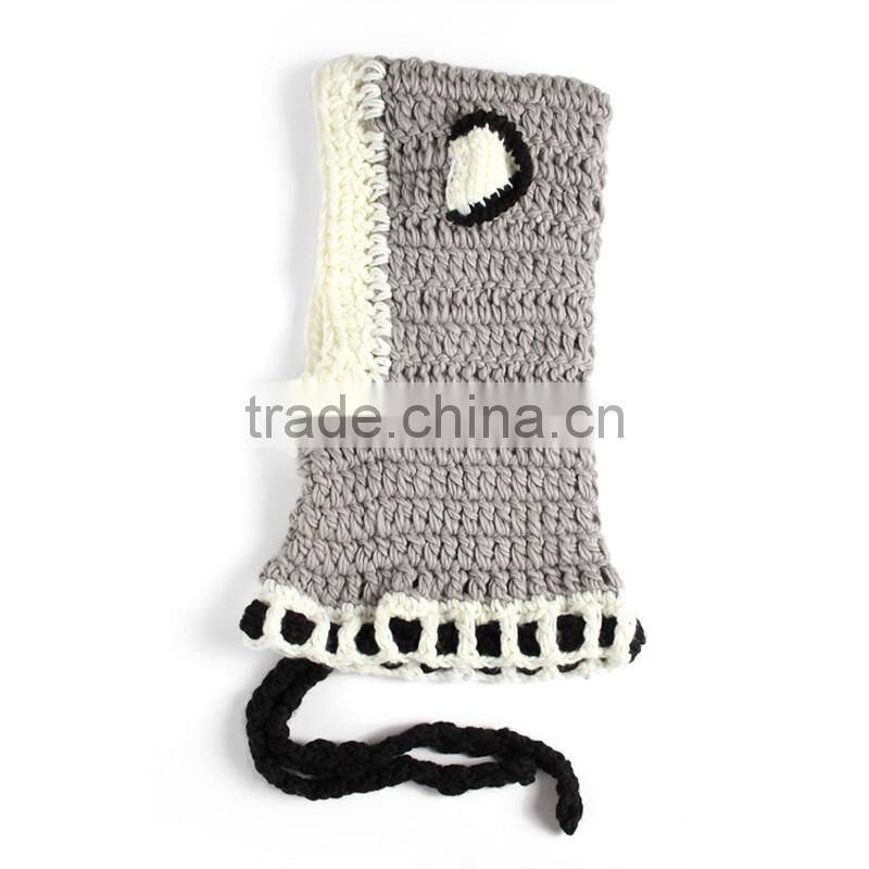 Handmade Baby Photo Props Hat Knitted Kids Fox Photography Hat for Kids