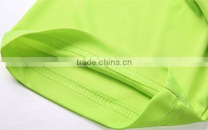 Mens Quick Dry Short Sleeve Stripe Sport Shirt Gym Running Polyester Jersey Tees