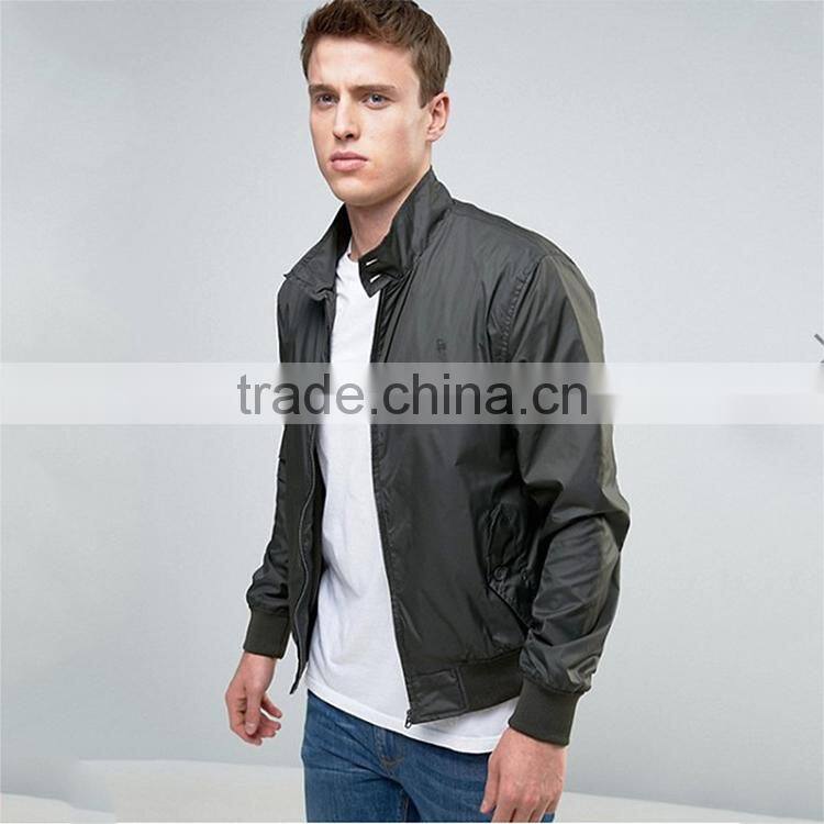 Men's casual black jacket collar young men coat slim long sleeved men sport coat with printing