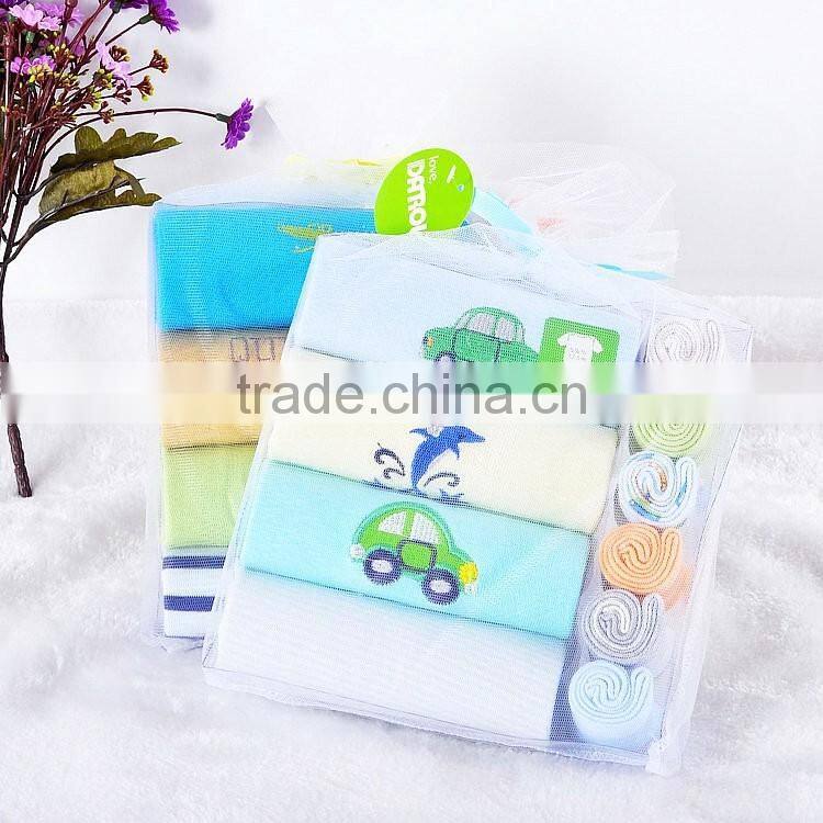 plain baby rompers/baby short sleeve rompers/rompers with kerchief