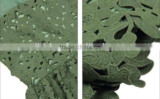 Latest Elegant African Short Summer Lace Mesh Dresses