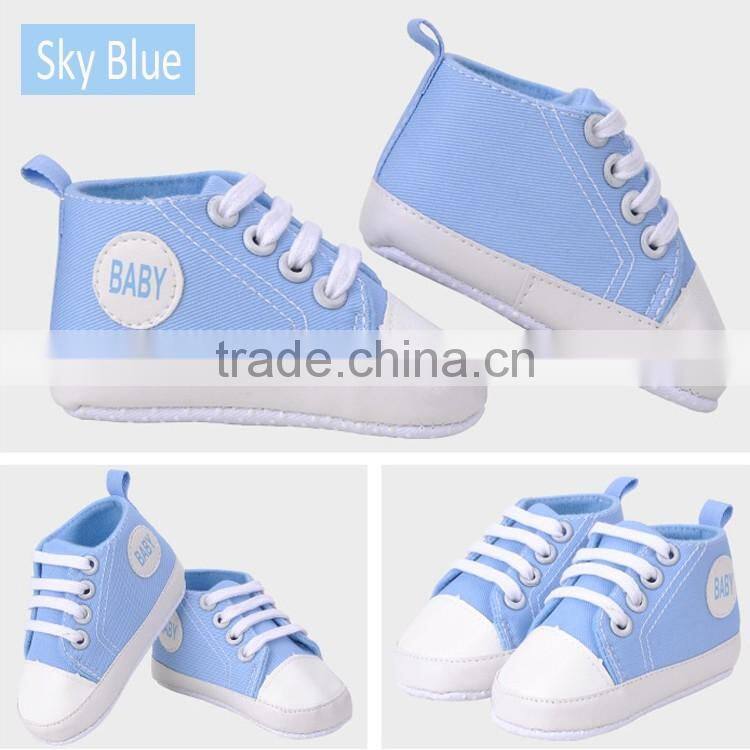 Wholesale baby canvas sports shoes