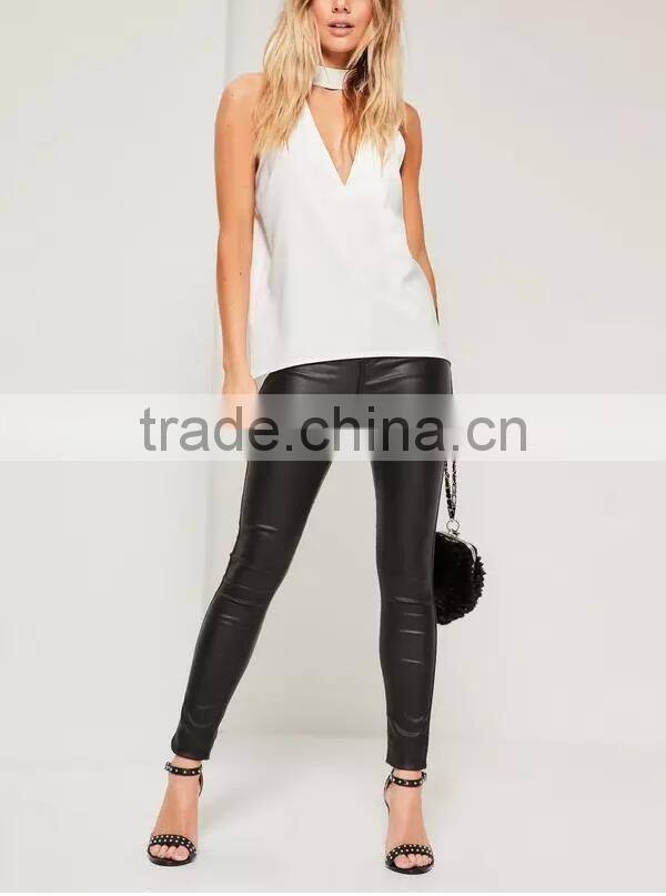 Best selling hot women ladies white western blouse tops in sexy tops