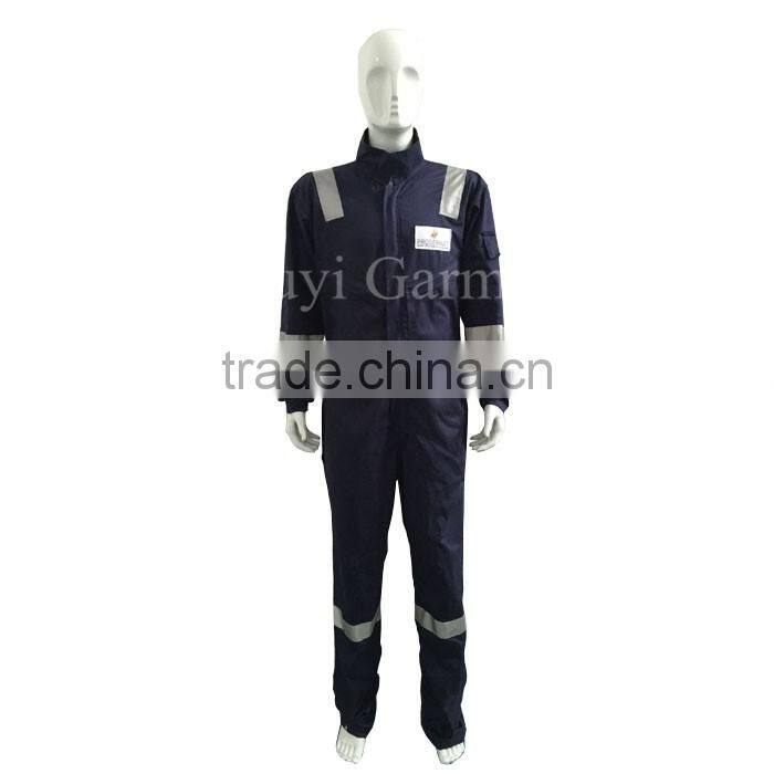Flame retardant 260gsm 100%cotton FR reflective tape coverall