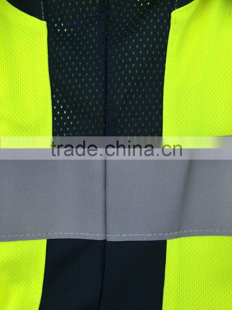 OEM fluorescent clothes yellow brand security shirt