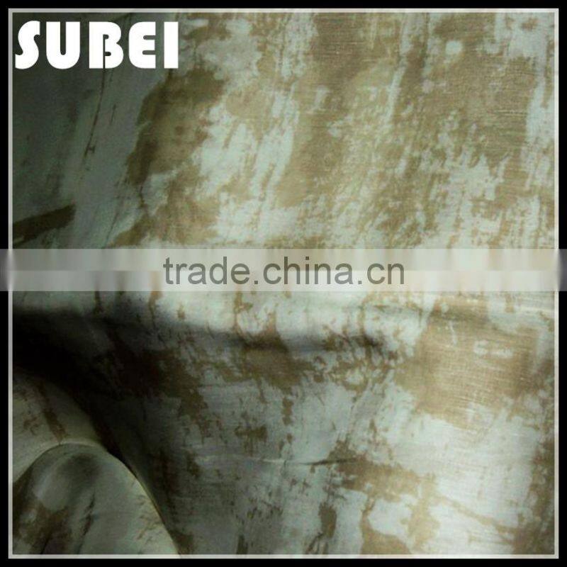 14.5MM Hot sell women summer printed silk georgette fabric,cool linen ladies summer dress fabric