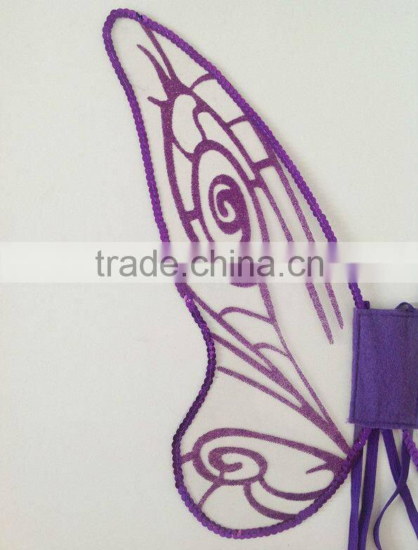 factory pvc material party wings butterfly wings for kids