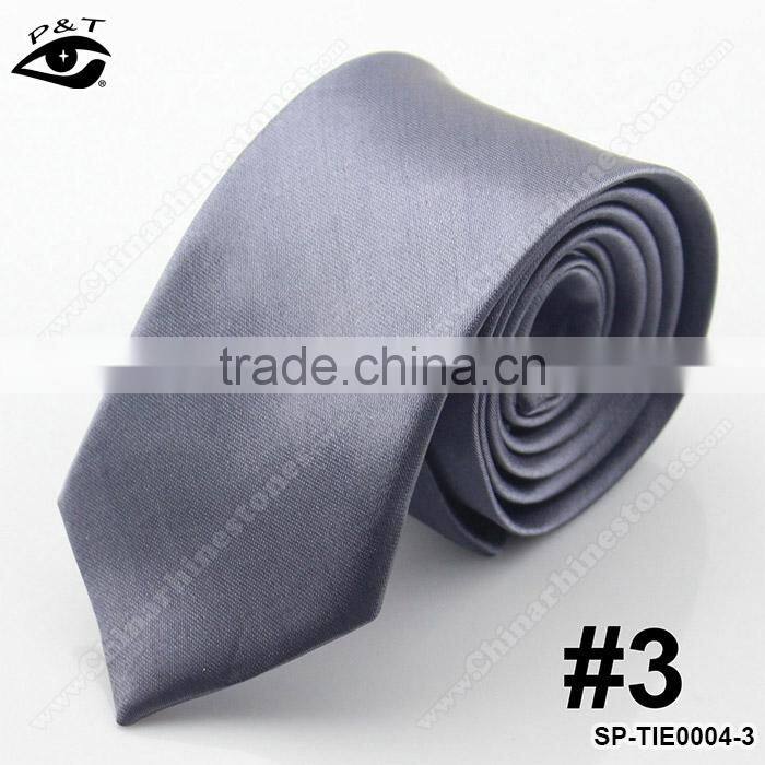 24 Colors Wholesale 100% polyster skinny ties for men skinny Men neck tie custom neckties fabric bow ties