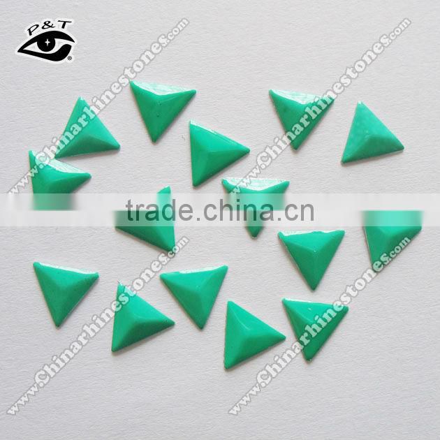 4MM Neon blue nailhead hotfix neon color metal studs for garment decorations