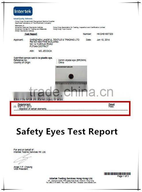 12mm Orange Gold Safety Craft Animal Eyes For Amigurumi Stuffed Toy