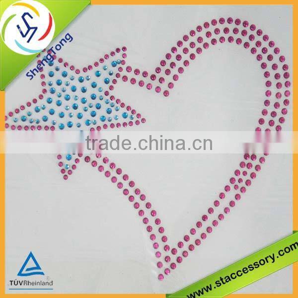 hot fix rhinestone heat transfers wholesale for craft