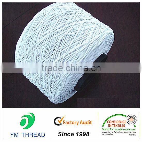 Manufacturer High Elastic 37# 42# 63# Latex Rubber yarn for Socks knitting