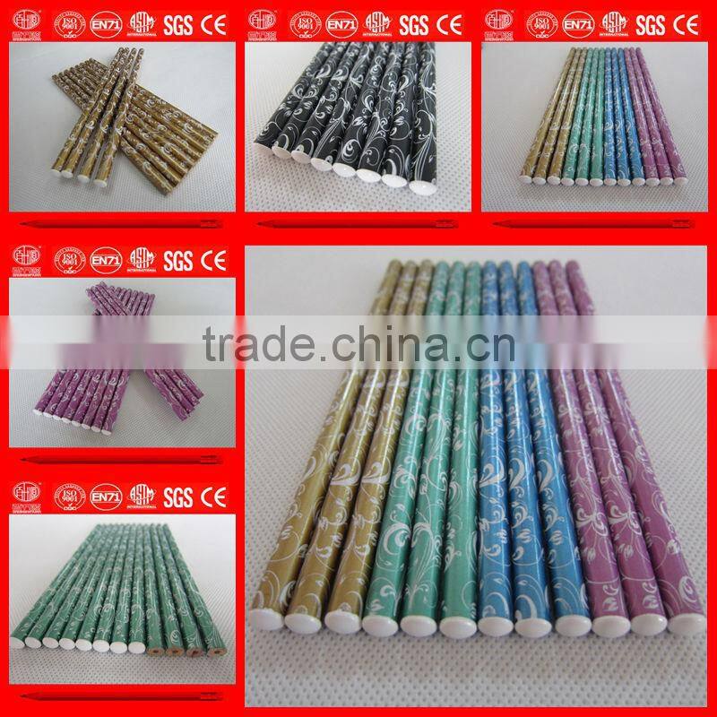 Wooden box color pencil set