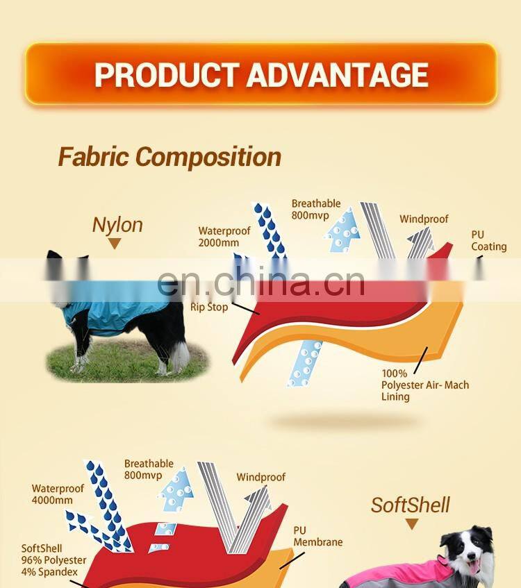Mypet Dog Rain Coat Polyester Clothes For Big Dog Outdoor Walking