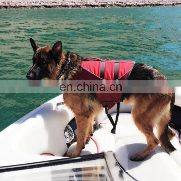Dog Life Preserver Vest with Adjustable Buckles,Dog Safety Life Coat for Swimming, Boating, Hunting