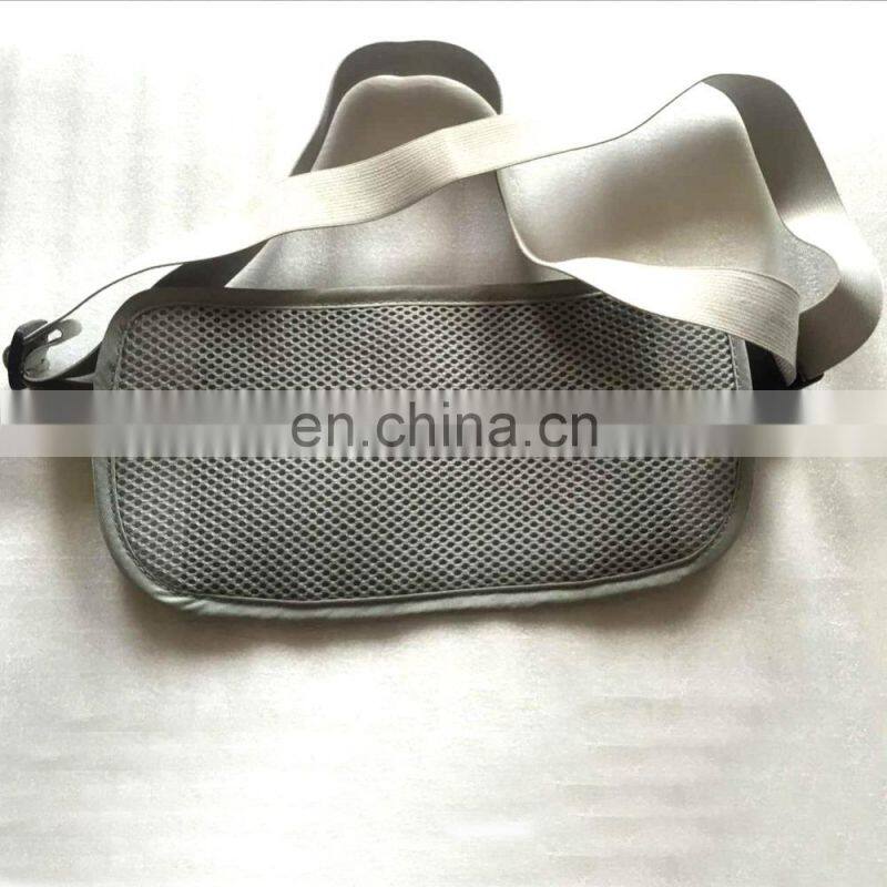 Grey Color Water Resistant Nylon Rfid Blocking Travel Hidden Fanny Pack