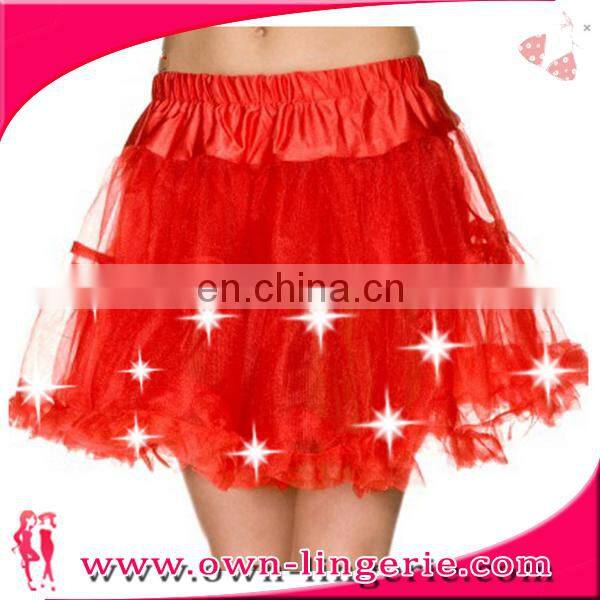 sexy dance party girls light up tutu skirt,stage dance tutu skirt,high quality girls tutu