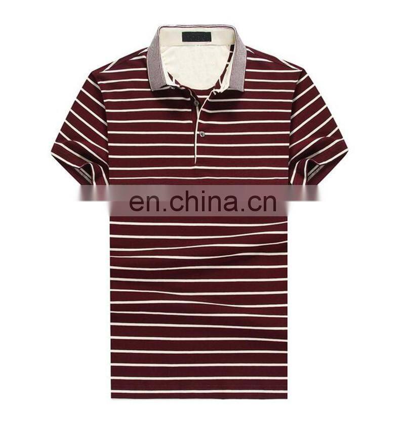 T-Shirts Product Type and OEM Service Supply Type Polo T Shirt with streak,short sleeve polo t shirt for man