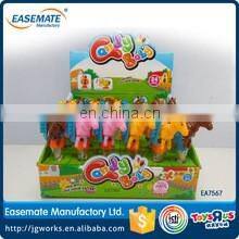 Mini promotional toys plastic bottle toys flashlight candy