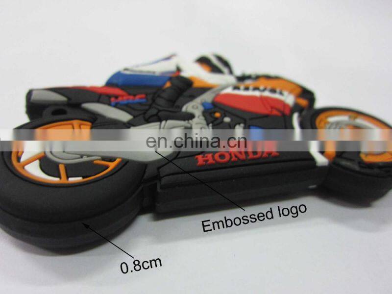 New design pvc car shape 16gb usb hard drive in low price