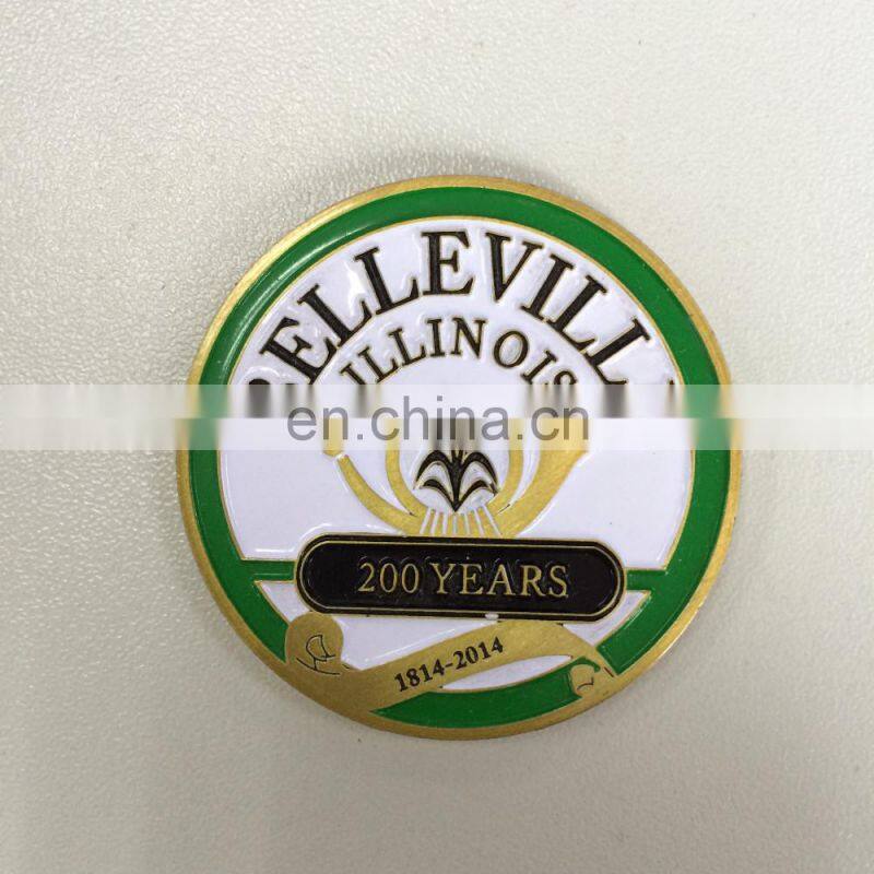zinc alloy casting coin custom coin gift/souvenir cion