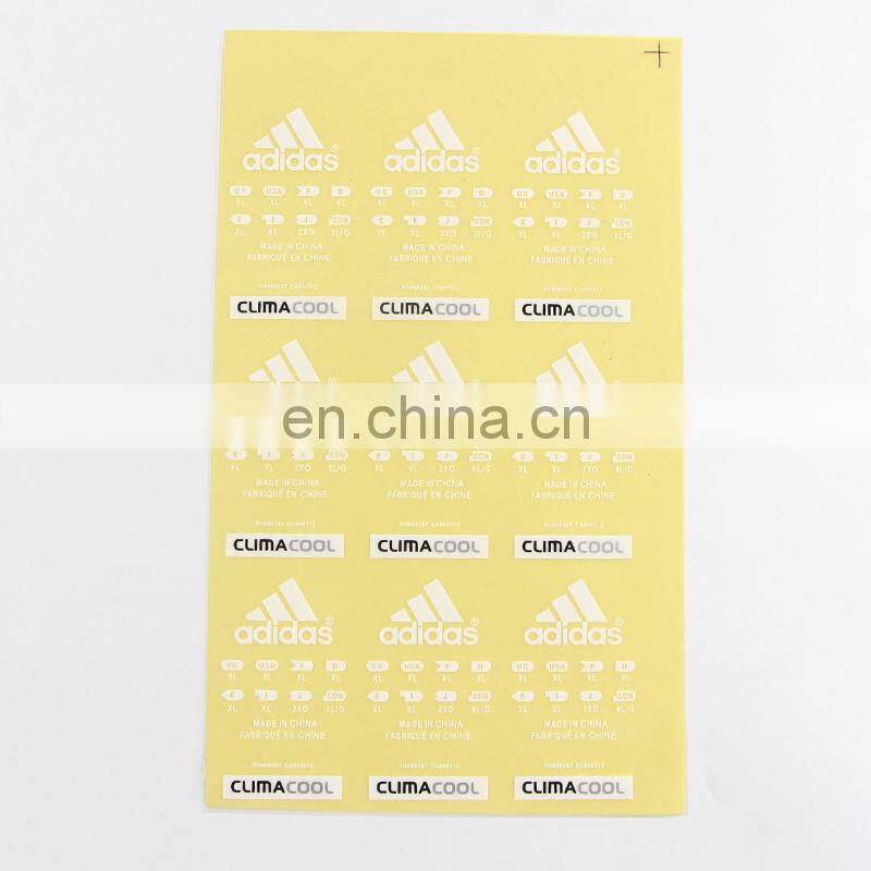 Easy peeling custom heat transfer sticker