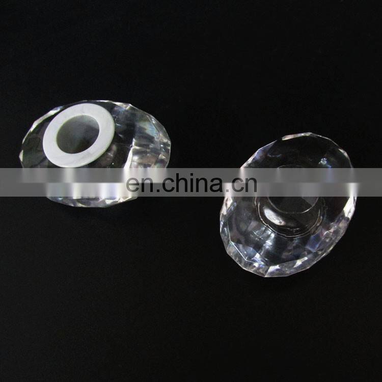 Crystal Oval Transparent Clear Acrylic Perfume Bottle Cap
