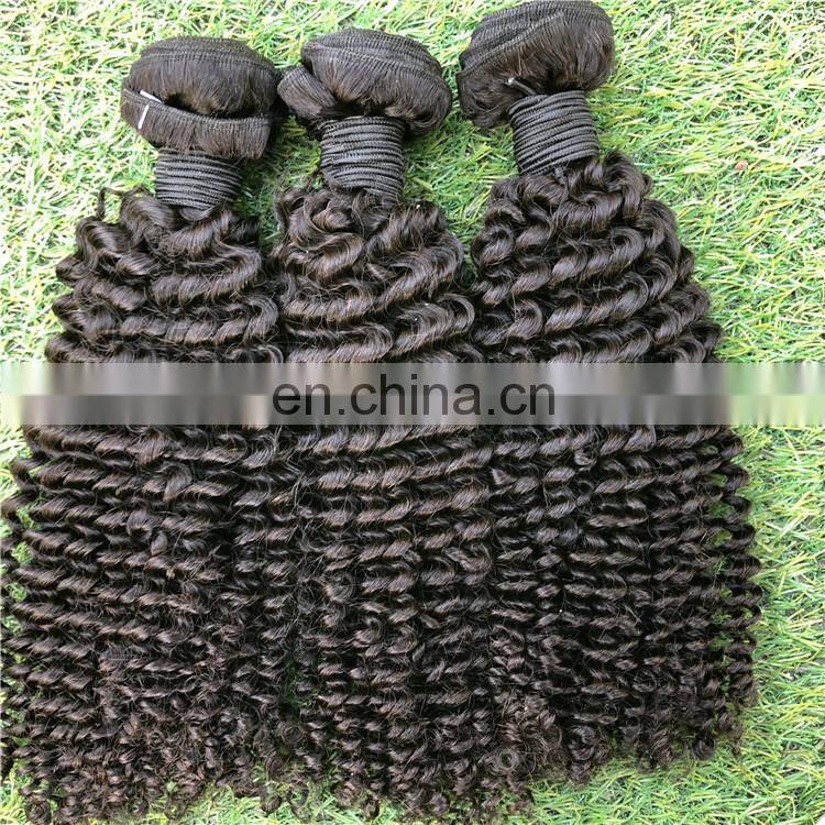 Natural 100% Human Best sale TOP quality Virgin remy curly hair extension for black women