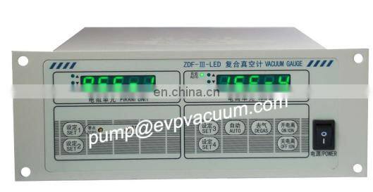 factory price for sale compound vacuum pump pressure gauge ZDF-III-LED solenoid valve