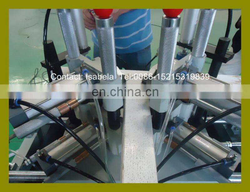 UPVC V corner welding cleaning machine for UPVC window door production line