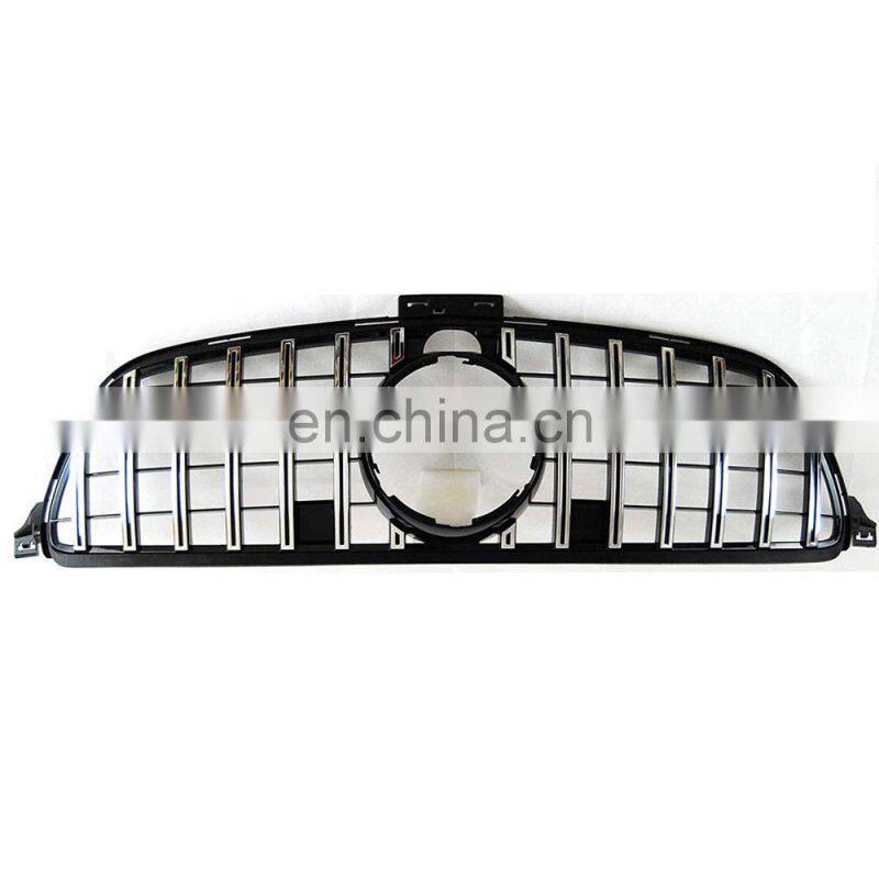 GT Panamericana Front Grille Coupe 16-18 Silver for Mercedes Benz GLE W292 C292