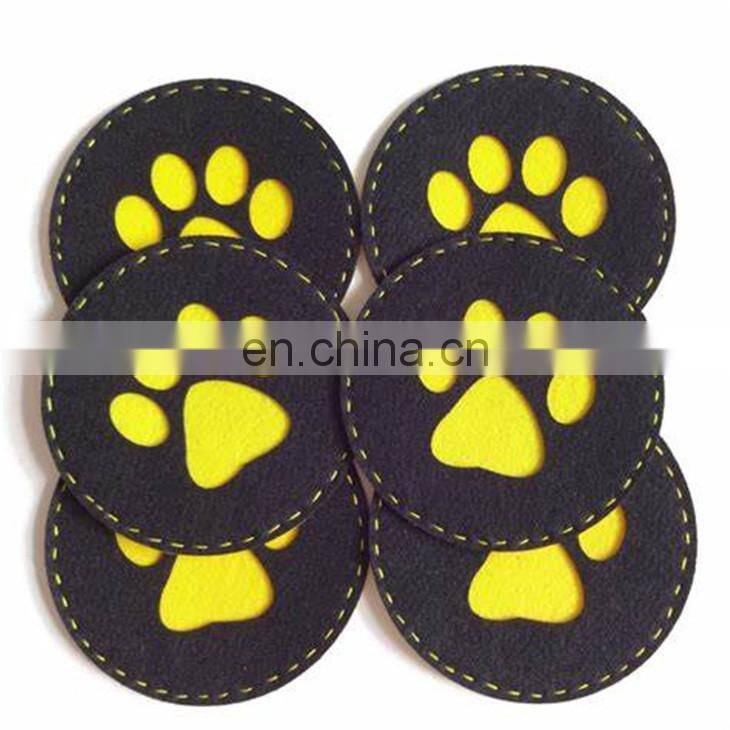 2020 wholesale laser cut 3mm felt place mat