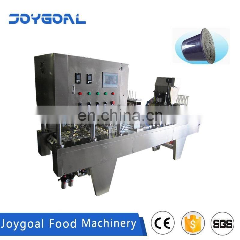 JOYGOAL Shanghai Factory directly sale automatic nespresso coffee capsule filling and sealing machine
