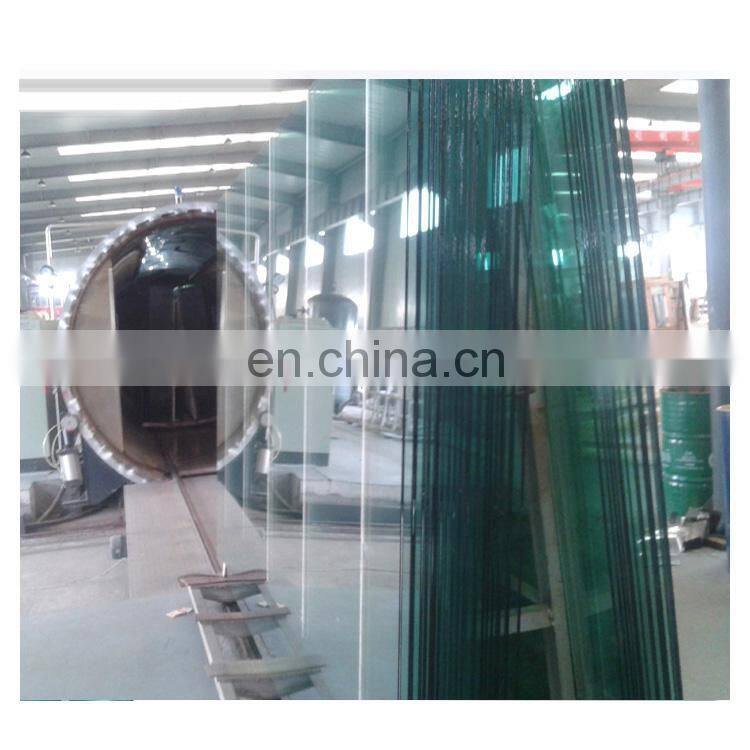 Milky White pvb Laminated Glass , 6.6.2mm Milky White Stratified Glass