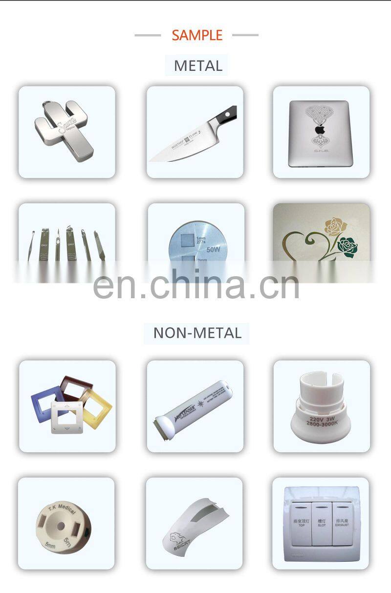 Most popular large sealing gold and silver fiber laser marking machine