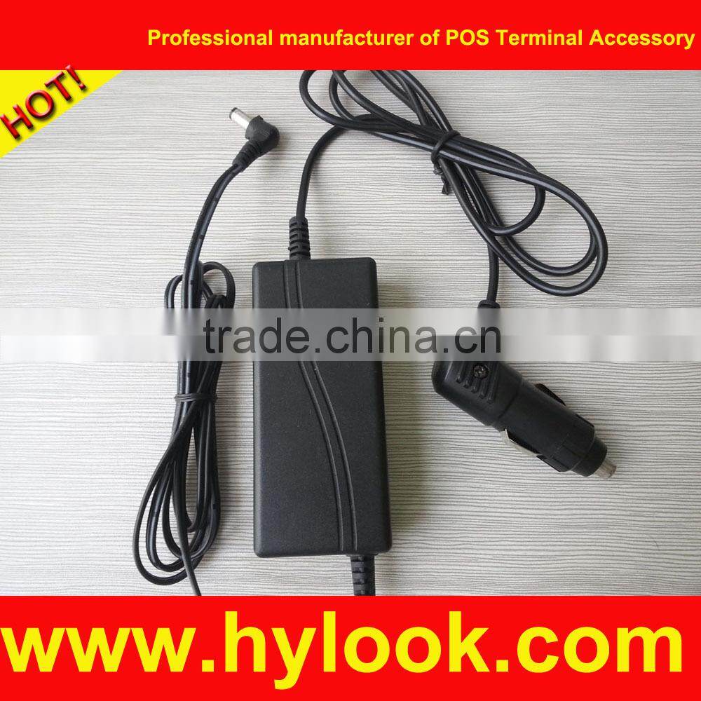 7.5V 2.8A Car Charger for Hypercom M42XX T42XX with lock function