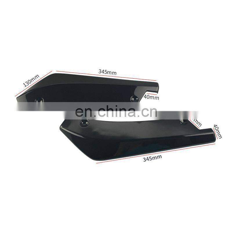 Auto Parts Universal Rear Bumper Corner Universal car parts Rear Corner Universal Rear Diffusers For All Car Wrap Angles
