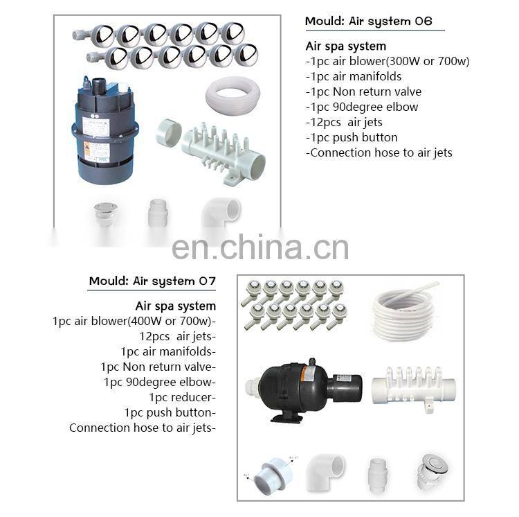 Whirlpool Air Bubble Jet Bathtub Air Jet Bubble Jet System