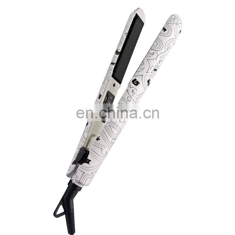2 in 1 Hot selling professional fast hair straightener ceramic coating electric hair straightener