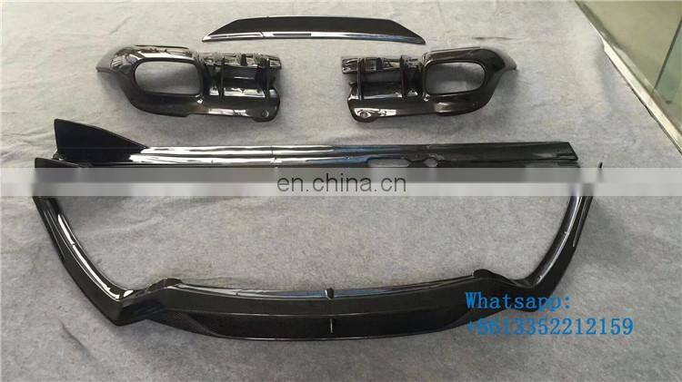 Factory F12 carbon fiber material body kit for F12 front lip side skirt rear diffuser and roof wing