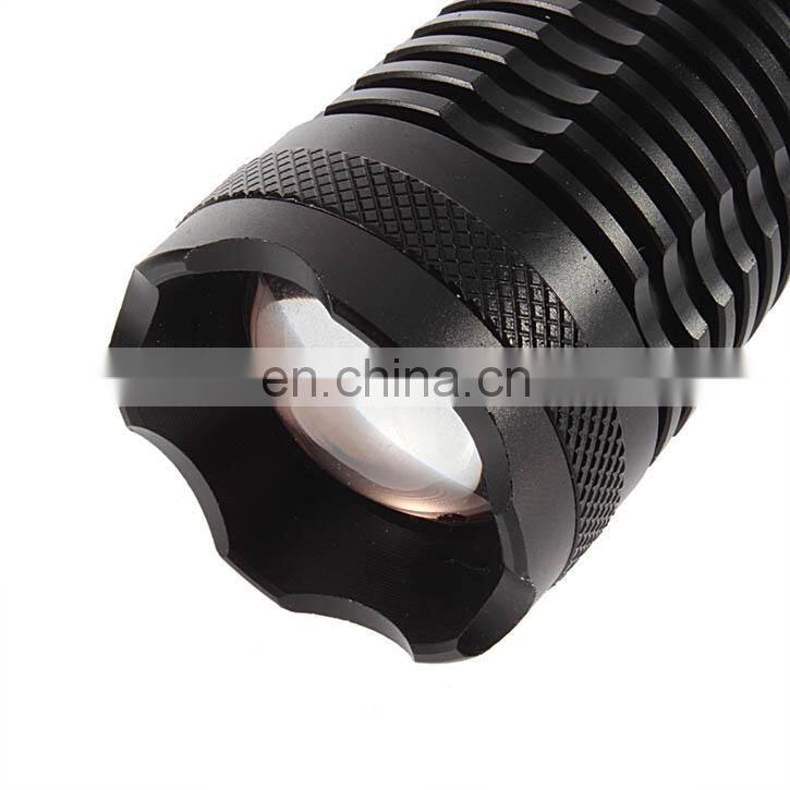 XML-T6 Light LED Flashlight Torch Zoomable 1600LM Flashlight Torch 18650 Battery Charger Holster Highlight Torch Flashlight