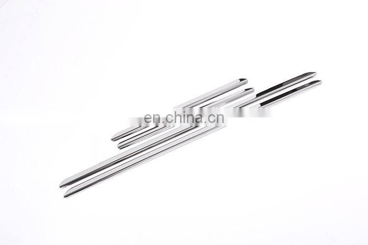 4Pcs Stainless Steel Interior Door Decoration Strips Trim For Land Rover Range Rover Vogue 2018 Car Accessories