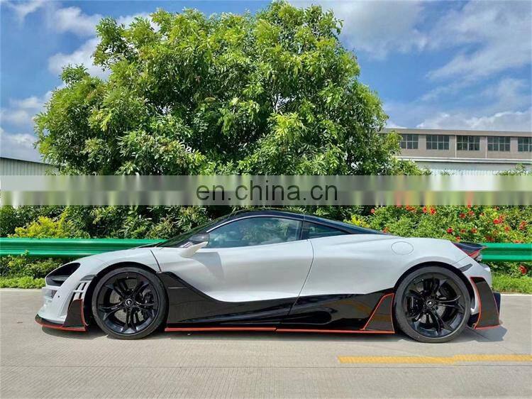 Runde Dry Carbon Fiber Kits For 16-19 Mclaren 720S Upgrade Mansory Style Body Kit Front Bumper Rear Bumper Side Skirts Fender