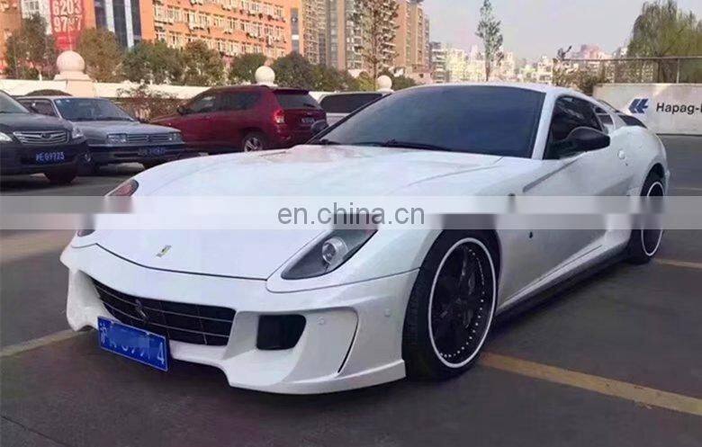 Runde Resin +Carbon Fiber Material For Ferrari 599 Upgrade Vorsteiner Style Body Kit Front Bumper Rear Bumper Side Skirt Spoiler
